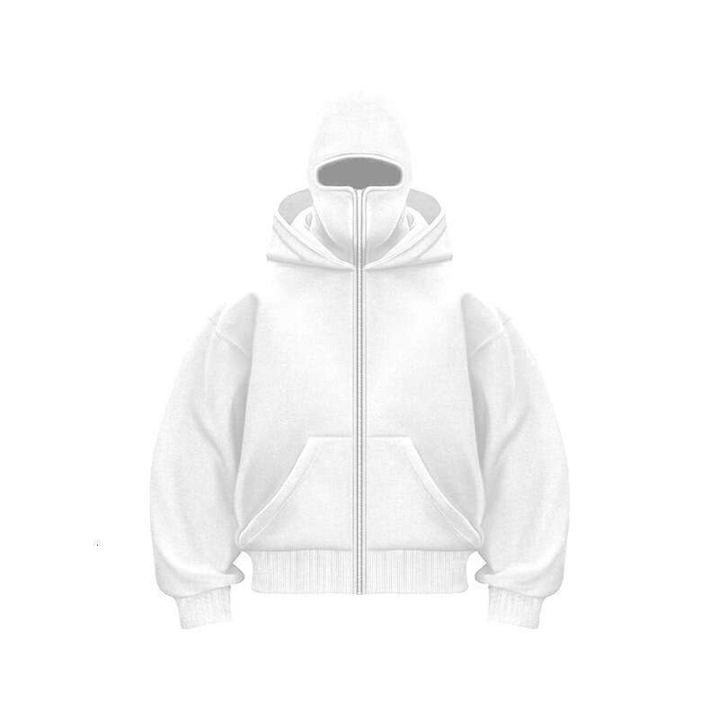 Popular Light Plate DIY Hooded Zipper Hoodie Jacket Double Hat Men's Women's Spring and Autumn Couple Top 2025 Versatile New Trendy Clothing
