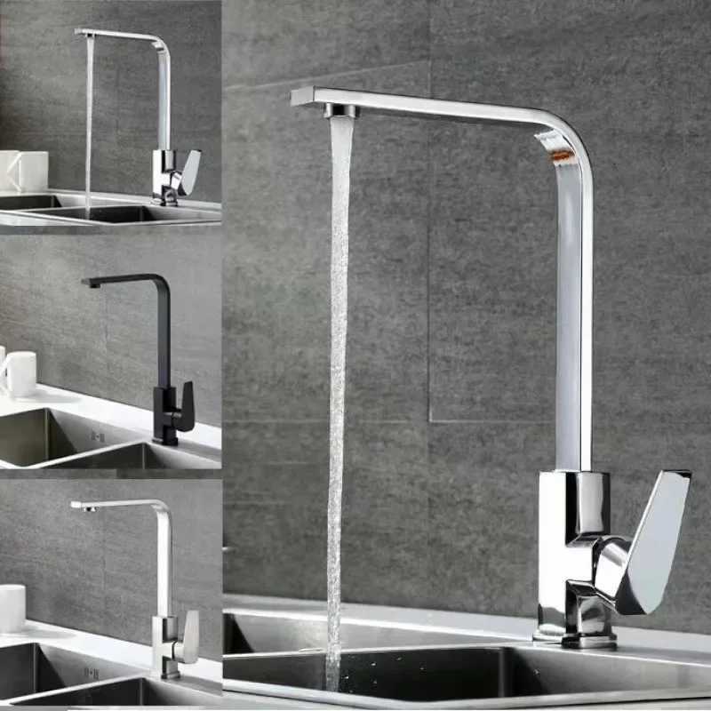 He Kitchen Basin Faucet With Sensor Splash Hot And Cold Square Universal Proof Sink Vegetable Accessory Water Cheap Tap Bath Y251104