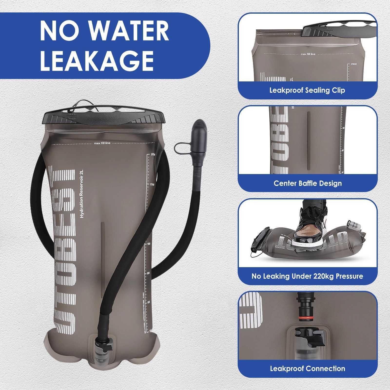 UTOBEST 1.5L/2L/3L Water Bladder Hydration Pack Reservoir TPU Water Storage Bag for Camping Cycling Running HikingC250403