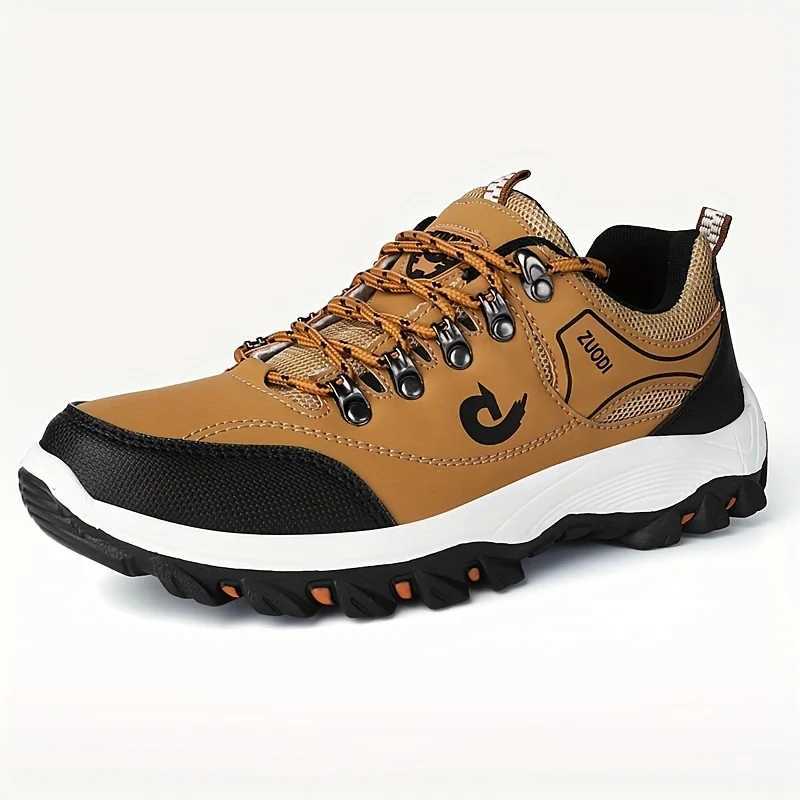 New mens casual sports shoes with fashionable thick sole lightweight and breathable outdoor mens climbing shoes and sports shoes Z250403