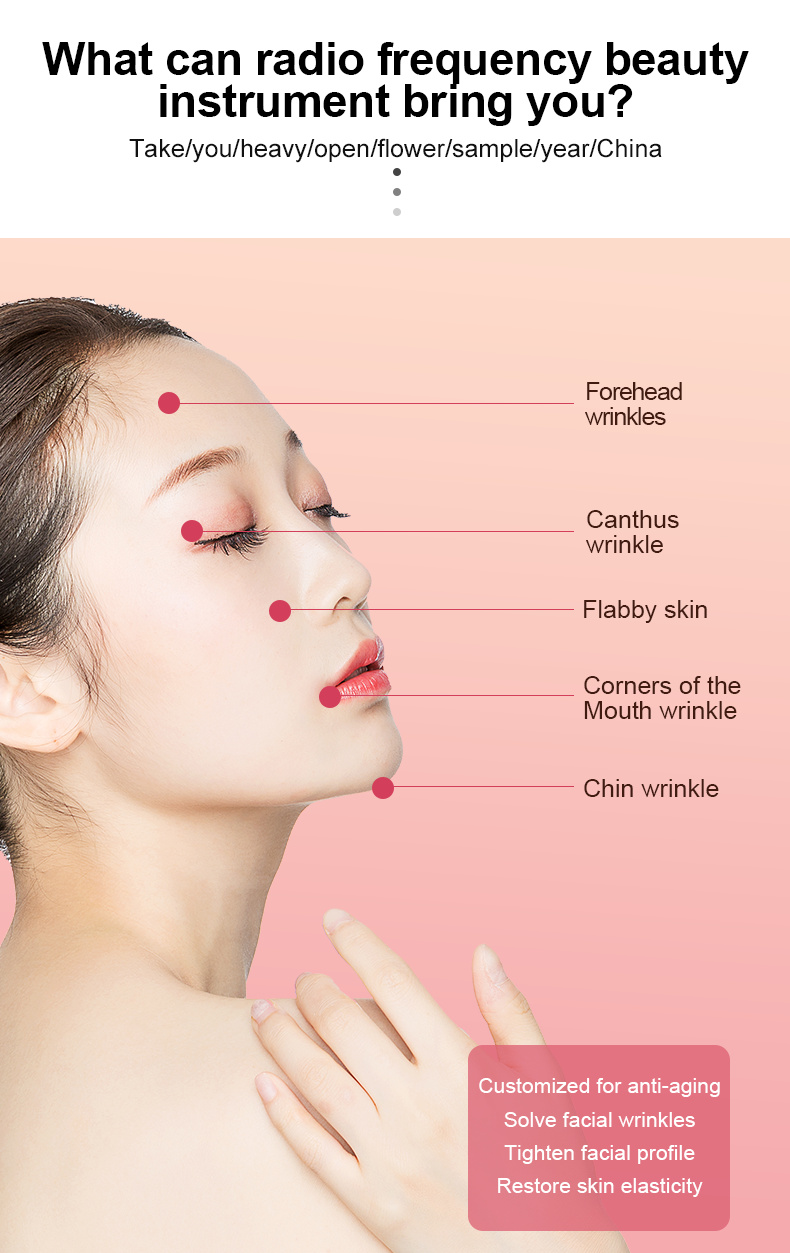 Original Factory Patent Product Facial Massager EMS RF Beauty Equipment 2023 Hot Seller Skin Care Tightening Devices