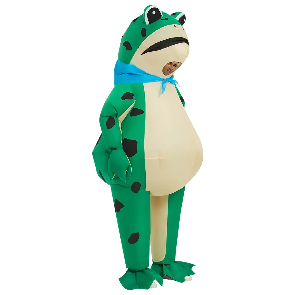 Inflatable Frog Costume Fun Full Body Blow Molding Role Playing Costume Adult Halloween Party Costume Adult Role Playing 250403