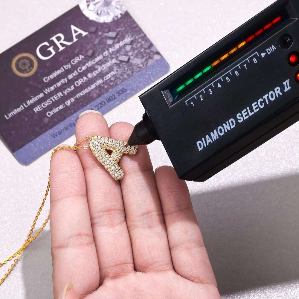 S Sier Silica Initial Necklace Gold Plated Personalized Letter Pendant, Full Series of 26 Letters