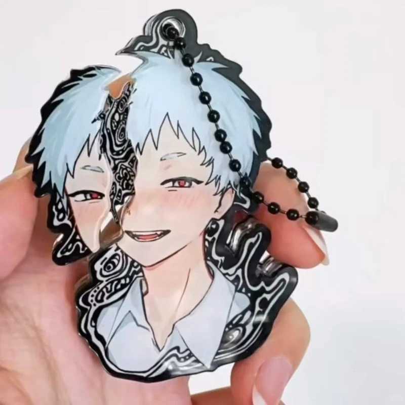 Anime The Summer Hikaru Died Cosplay Keychain Unisex Acrylic Pendant Keyring Key Chain Bag Accessories Ornament PropW251103