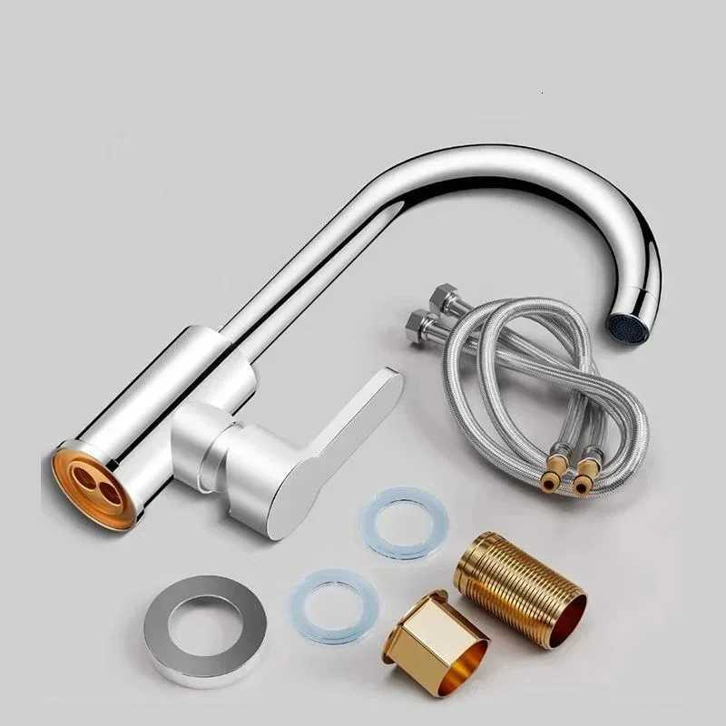 1pcs Kitchen Faucet Household Splash-proof Boo Hot And Cold Faucet Hot And Cold Vegetable Wash Basin Dishwashing Pool Sink Y251104