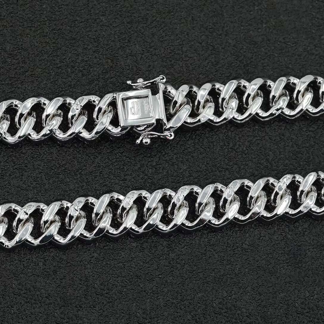 Zuanfa Women Mens Hip Hop 925 Sterling Silver Moissanite Iced Out Bracelet