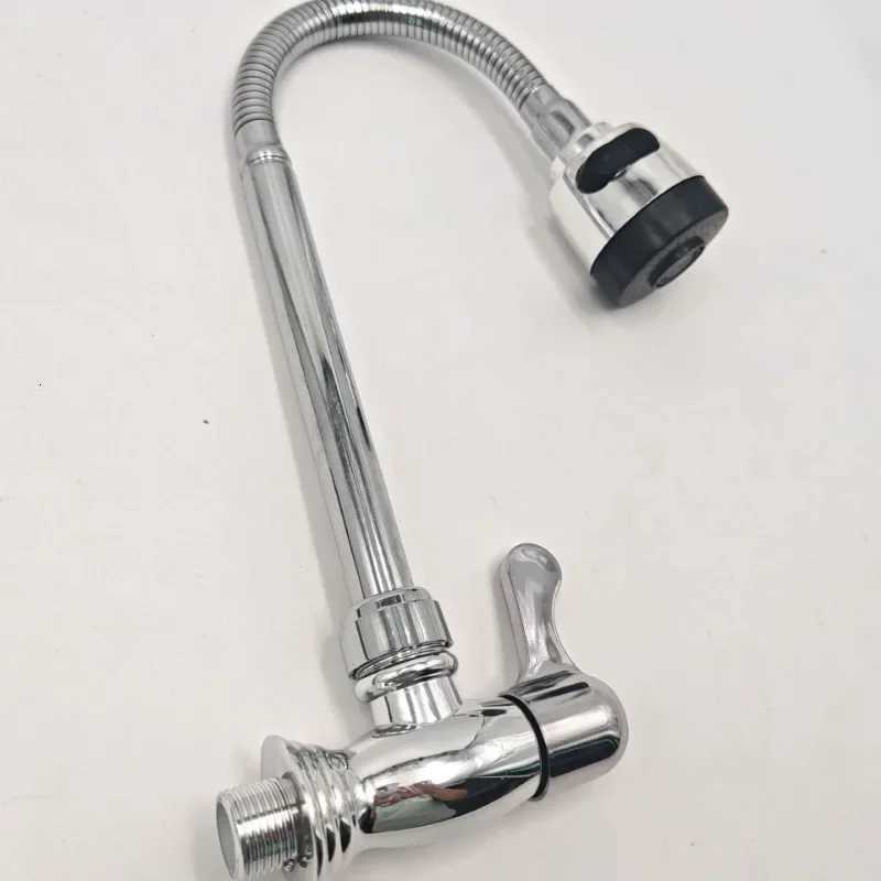 ZEXEF Articated Faucet Kitchen Sink Mixer Tap Household Wall Mounted Bathro Hose Swivel Modern ible Hole Accessory Y251104