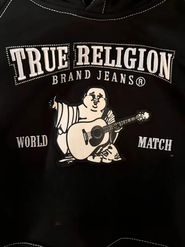 Retro Buddha Hoodie Y2K Clothes Men Women Harajuku Hip Hop Letter Embroidery Oversized Hoodie Sweatshirt Casual Pullover Jacket 250403