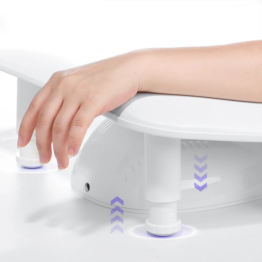 Arm Rest for Nails U-shaped Manicure Adjustable Nail Arm Rest Stand Microfiber PU Leather Hand Rest Pillow for Nail Cushion 250328