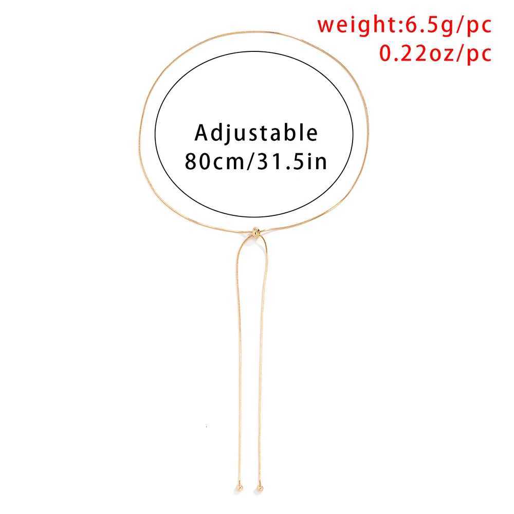 1PC Snake Copper Chain Choker Tassel Necklace for Women Girl Fine Link on Neck with Ball Pendant Temperament Party Jewelry GiftsXJ251104