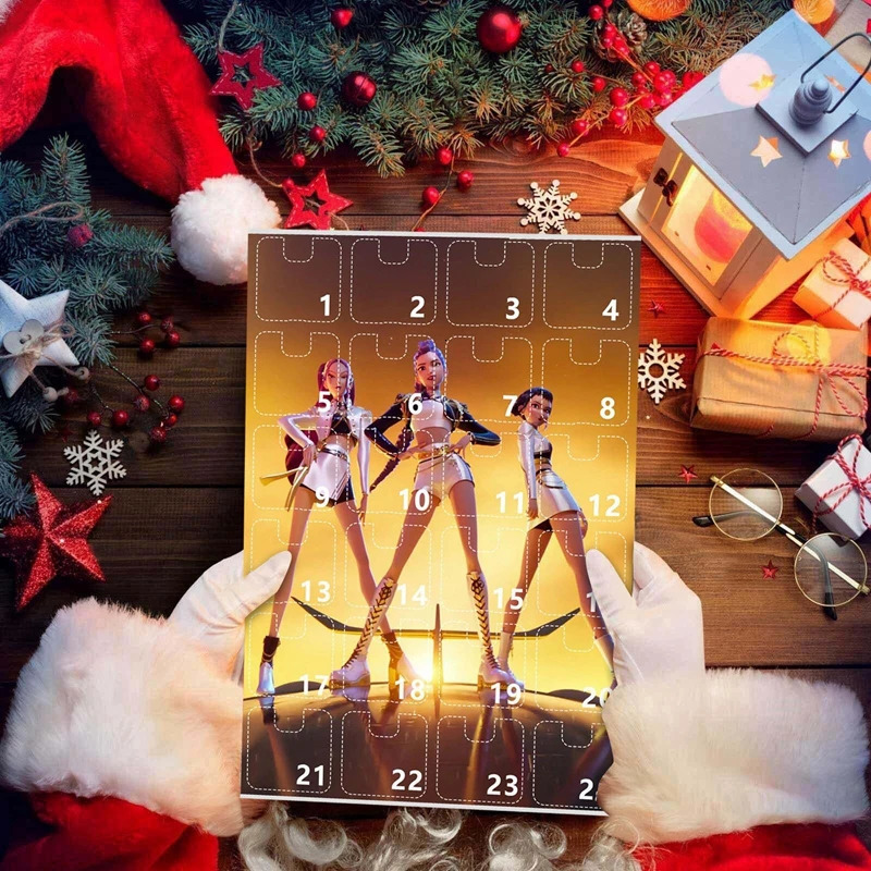 Kpop Demon Hunters Advent Calendar Rumi Mira Zoey Tiger K Pop Demon Hunters Christmas Countdown Advent Calendar Gift 24 Days 251103