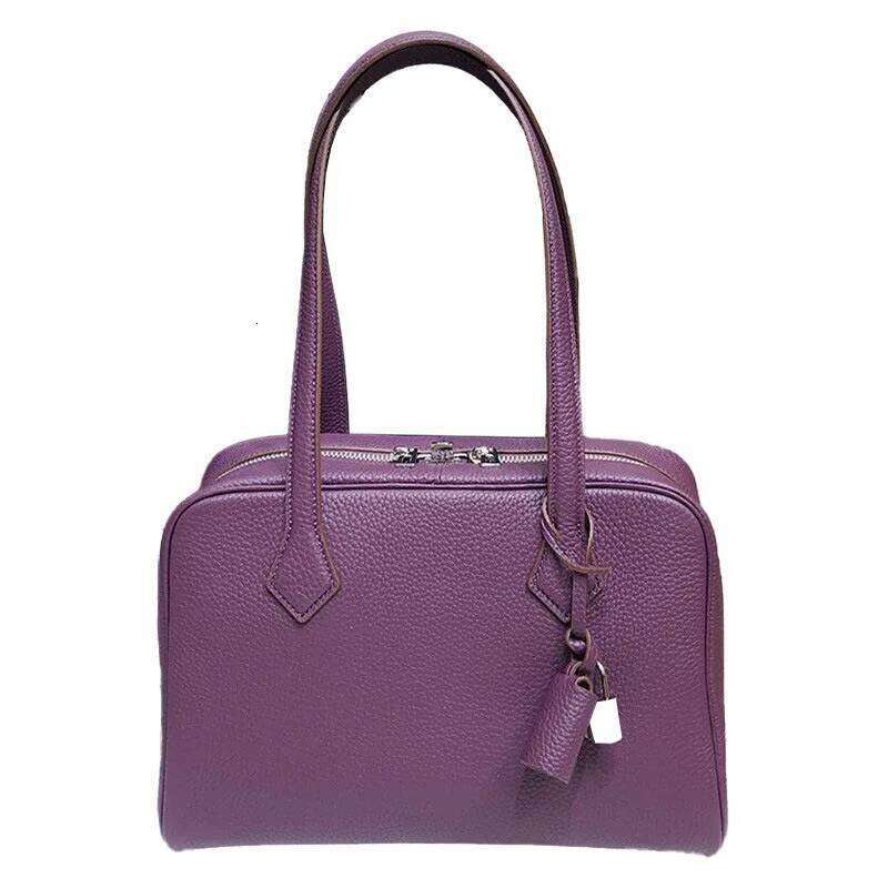 Elegant Underarm-Zip Lazily Designed Big Pocketed Handbags Made from High-Quality Cattle Hide