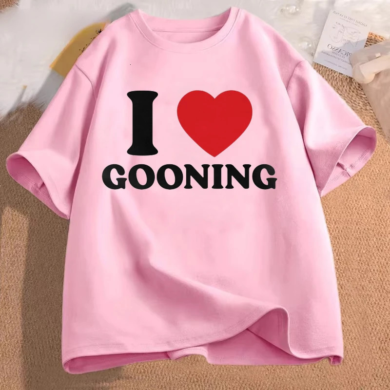 Funny I Love Gooning Graphic T Shirts for Women Men Humor Streetwear Tee Shirt Tops Short Sleeve Unisex T Shirt Clothing 251103 - view 6