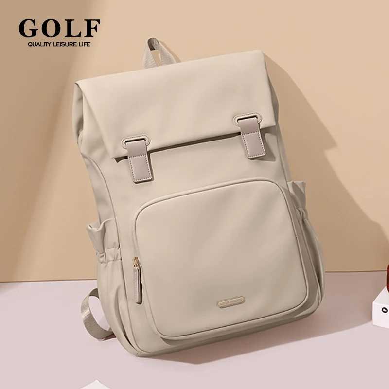 GOLF Womens Backpack Anti Theft Laptop Backpack Ladies 16 Inch Compartment Work Elegant Cute Notebook Back Pack Bags WaterproofC250403