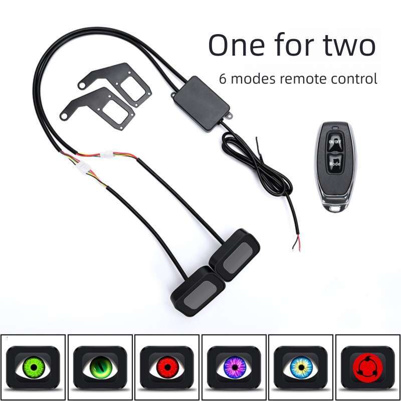 Famous Brand Electric Motorcycle Rearview Mirror Modification Demon LED Eagle Eye Blinker Light