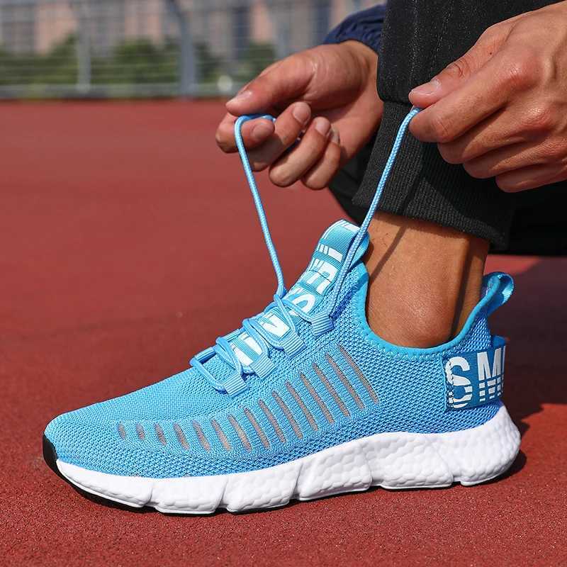 Mens casual shoes athletic shoes breathable sports lightweight outdoor running shoes mens walking tennis jogging shoes Z250403