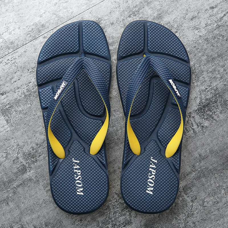 Fashion Blue Massage Slippers Men Flip Flops Sale Big Size 48 Casual Slides Men Non Slip Beach Slippers For Men chanclas hombre 250402