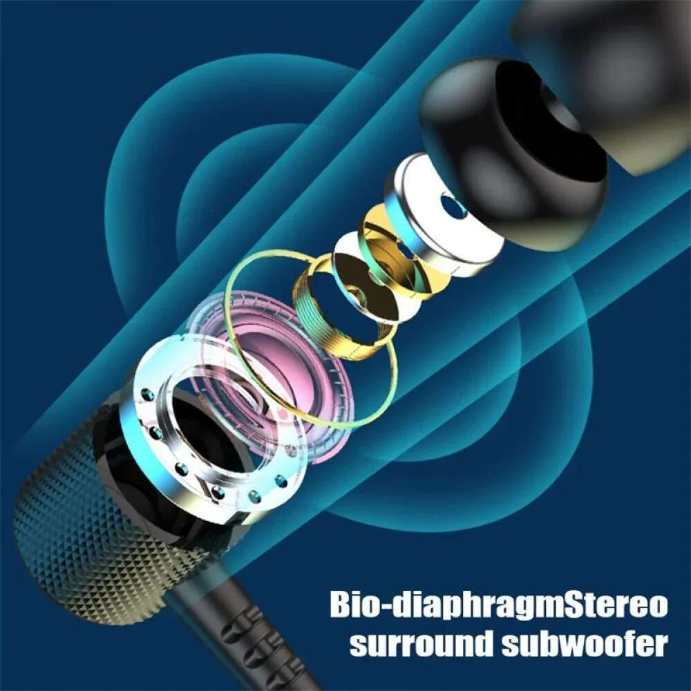 K58 Wireless Headphones Neckband Magnetic Earphones Sport Running Earbuds Waterproof Bluetooth 5.0 Headset With Mic
