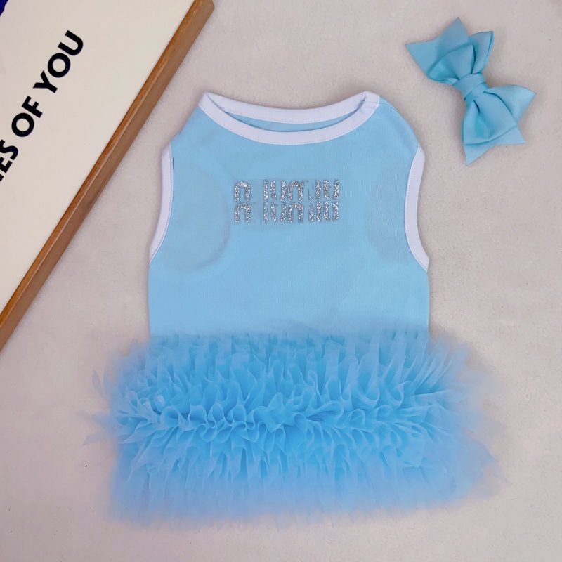 free shipping Designer Clothes Princess Dress Perfect Enchanting Tutu Pet Apparel Birthdays Celebrations - Cute Tulle Dog Dresses Costume for Cats and