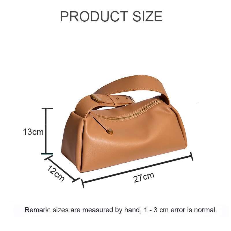 2024 New Cowhide Split Leather Crossbody Handbag For Women's Advanced Tion Stick Underarm Messenger Soft One Shoulder Bags