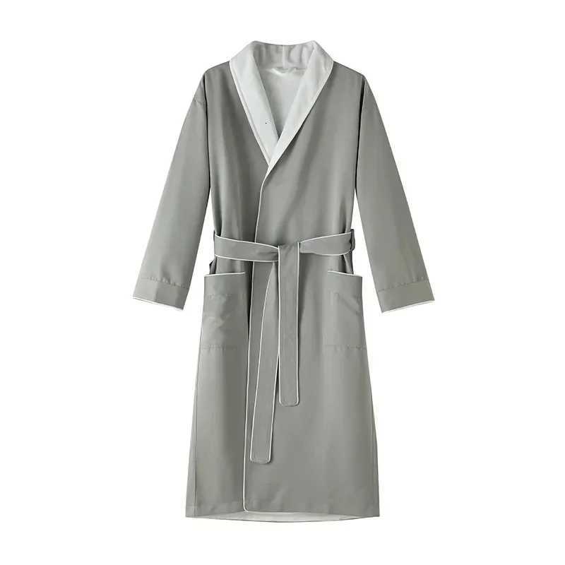 Five-star hotel bathrobe double-layer composite thickened hot spring yukata homestay pajama hotel bathrobe manufacturer C251104