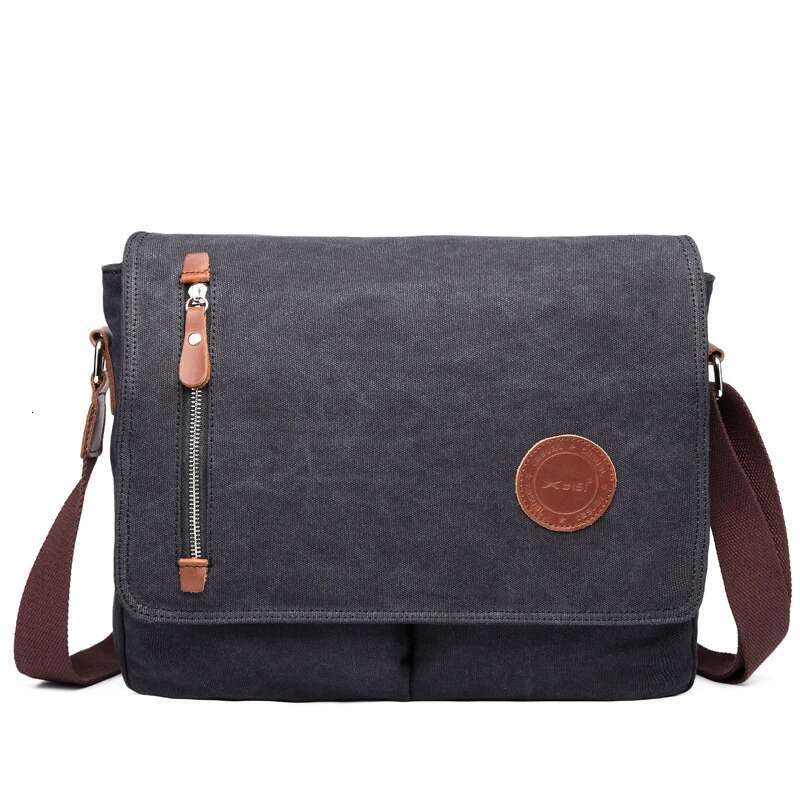 Men Canvas Casual Shoulder Crossbody Outdoor Travel Waterproof Male Business Messenger Solid Color Good Qualtiy Bag Hot Sell