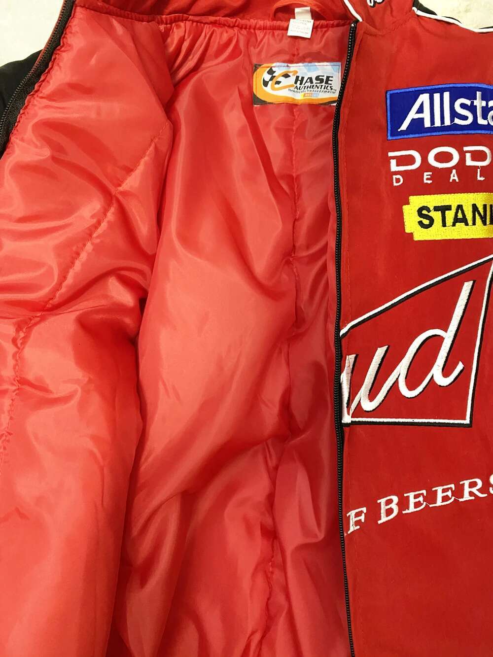 Embroidery Racing Motorcycle Riding Suit, Retro European American Style, Autumn And Winter Clothing, Long Sleeved Cott