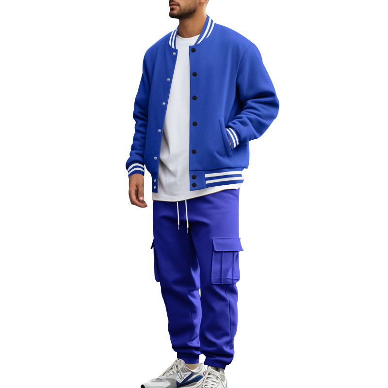 autumn and winter men pullover hoodie Tracksuits jogging pants two piece Set hip hop sportswear suit fashion trendy designer sweatsuit