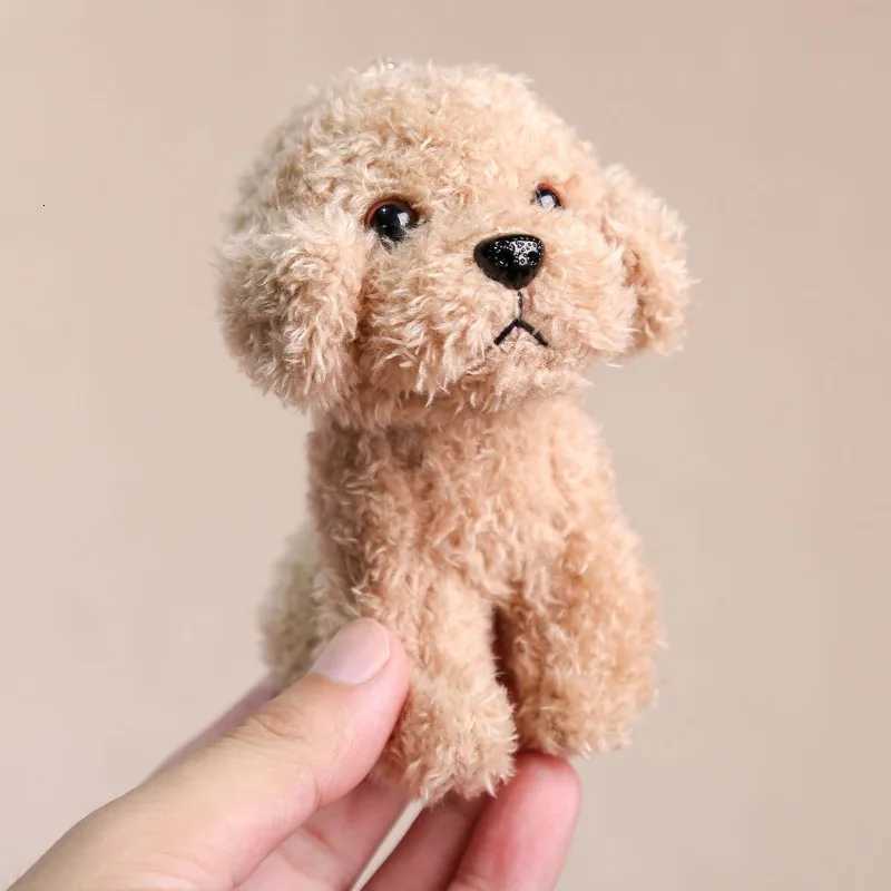 12CM Cartoon Teddy Plush Keychain Plushie Animal Dog Pendant Lovely Backpack Key Ring Kawaii Puppy Doll Car Decor Christmas Gift X251104