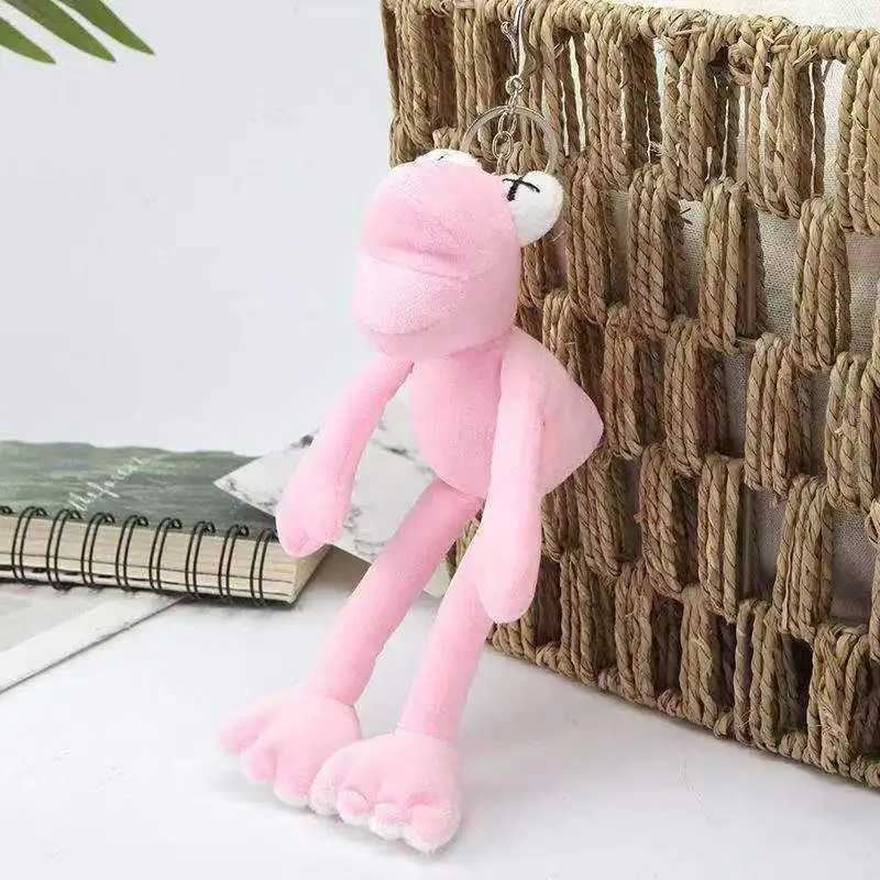 Fashion Frog Plush Doll Pendant Doll Stall Doll Bag Key Chain Plush Toy C251104