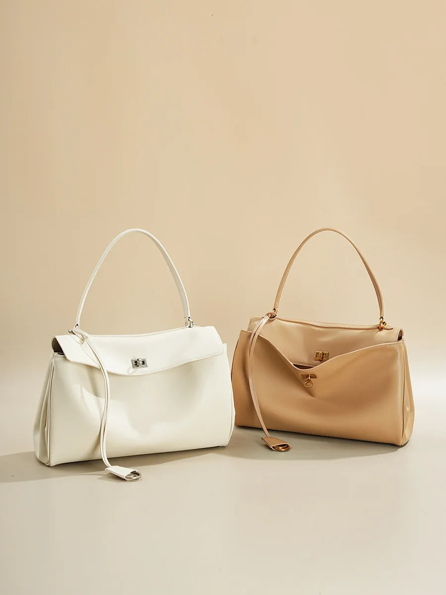 Rodeobag leather handbag single shoulder crossbody bag large capacity womens commuting highend tote 251103