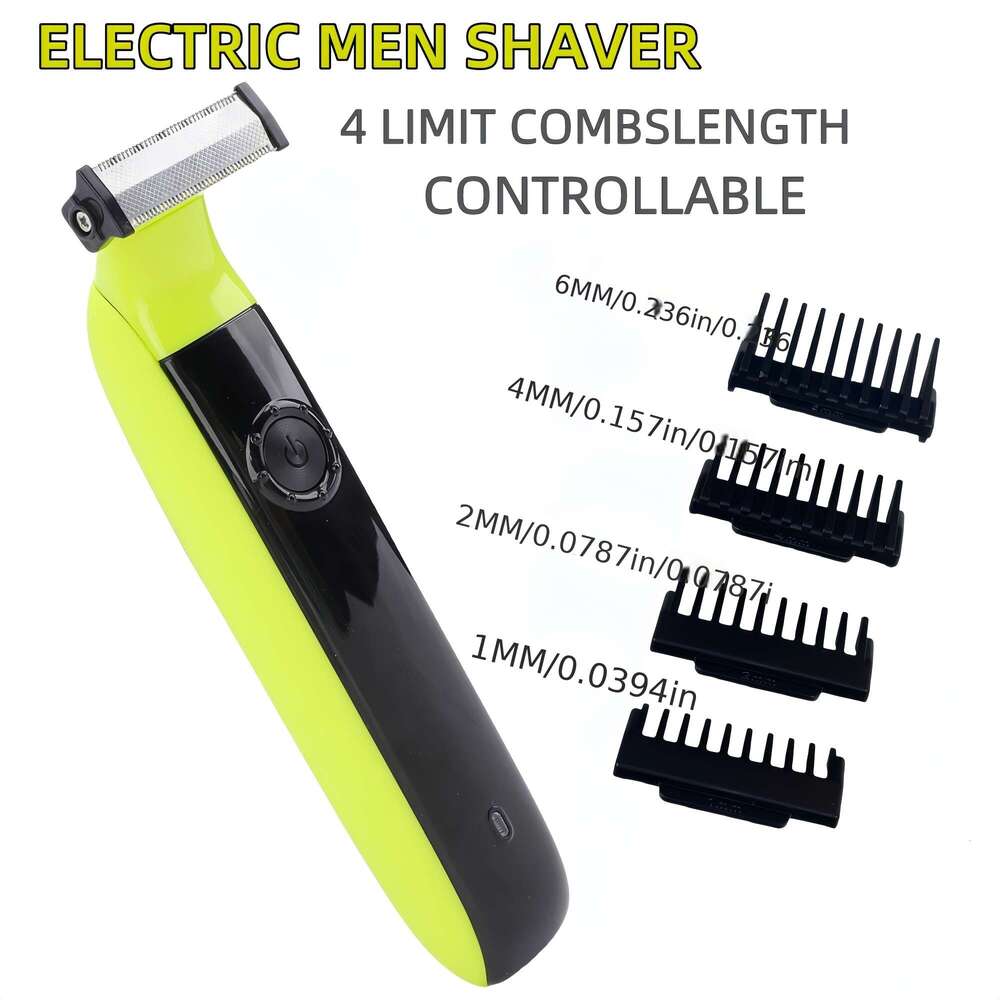 Rechargeable Men's Portable Electric Shaver, Underarm Leg Body Hair Trimmer - Great Gift For Father Or Boyfriend