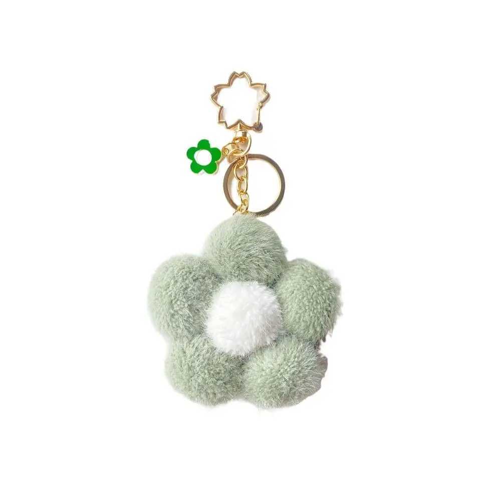 Key Ring Ornaments Plush Key Buckle Plushball Bag Pendant Cartoon Plush Pendant Stuff Plush Toy Flower Keychain Backpack Charms C251104