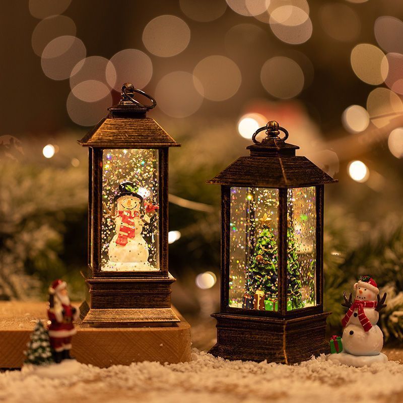 Music Box Lighting Decorative Lights Store Scene Arrangement Props Creative Christmas Eve Light Gift 231121