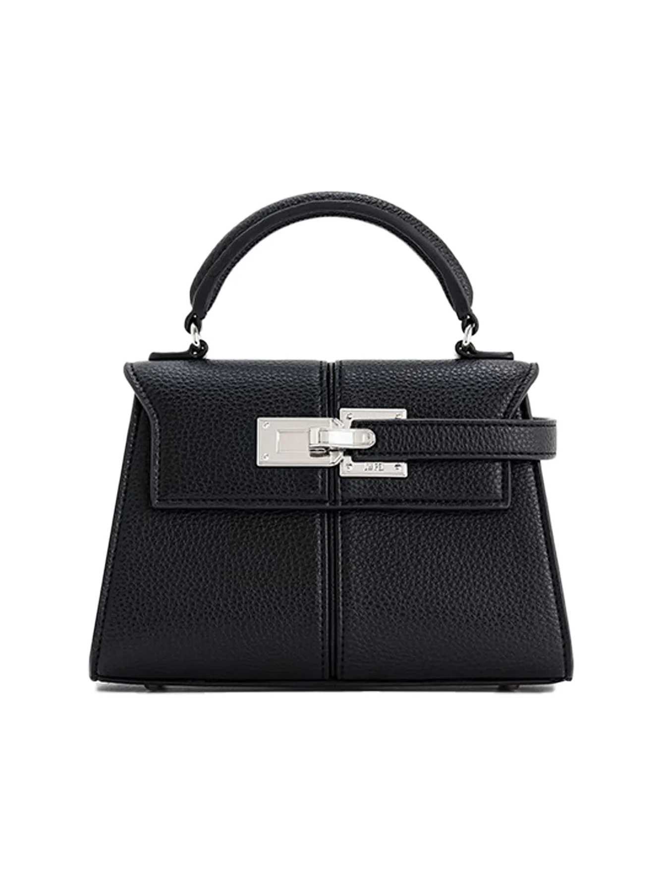 Trapezoidal bag new leather womens bag senior cross-body bag Fashion niche hand bag commuter bag X251104