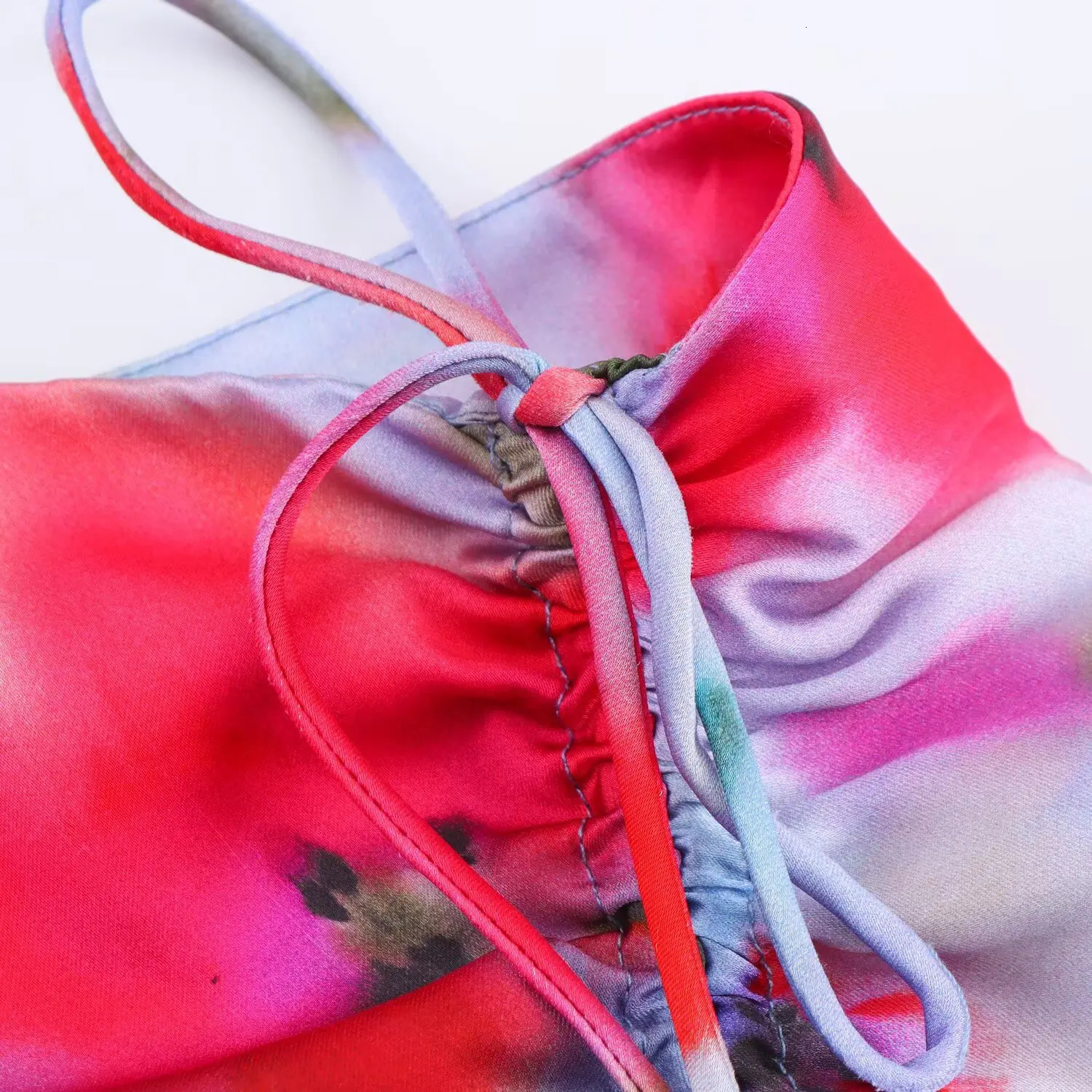 Womens Maxi Skirt with Side Pull Ruched and All Floral Patterns for Casual Clothing 250402