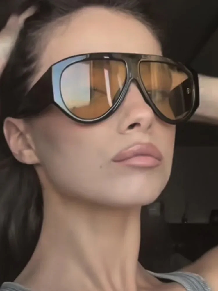Fashion Oversized Hip Hop Sunglasses Men Women Shades Sun Glasses Trend Male Punk Eyewear Female UV400 251029