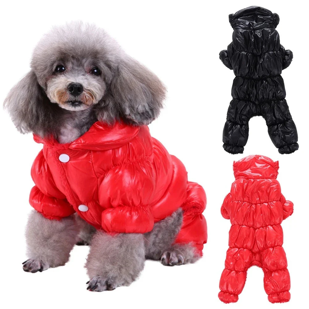 Winter Dog Clothes Windproof Overalls for Small Dogs Puppy Down Coat Jacket Waterproof Thicken Parka Dog Jumpsuit Pet Outfits 251103