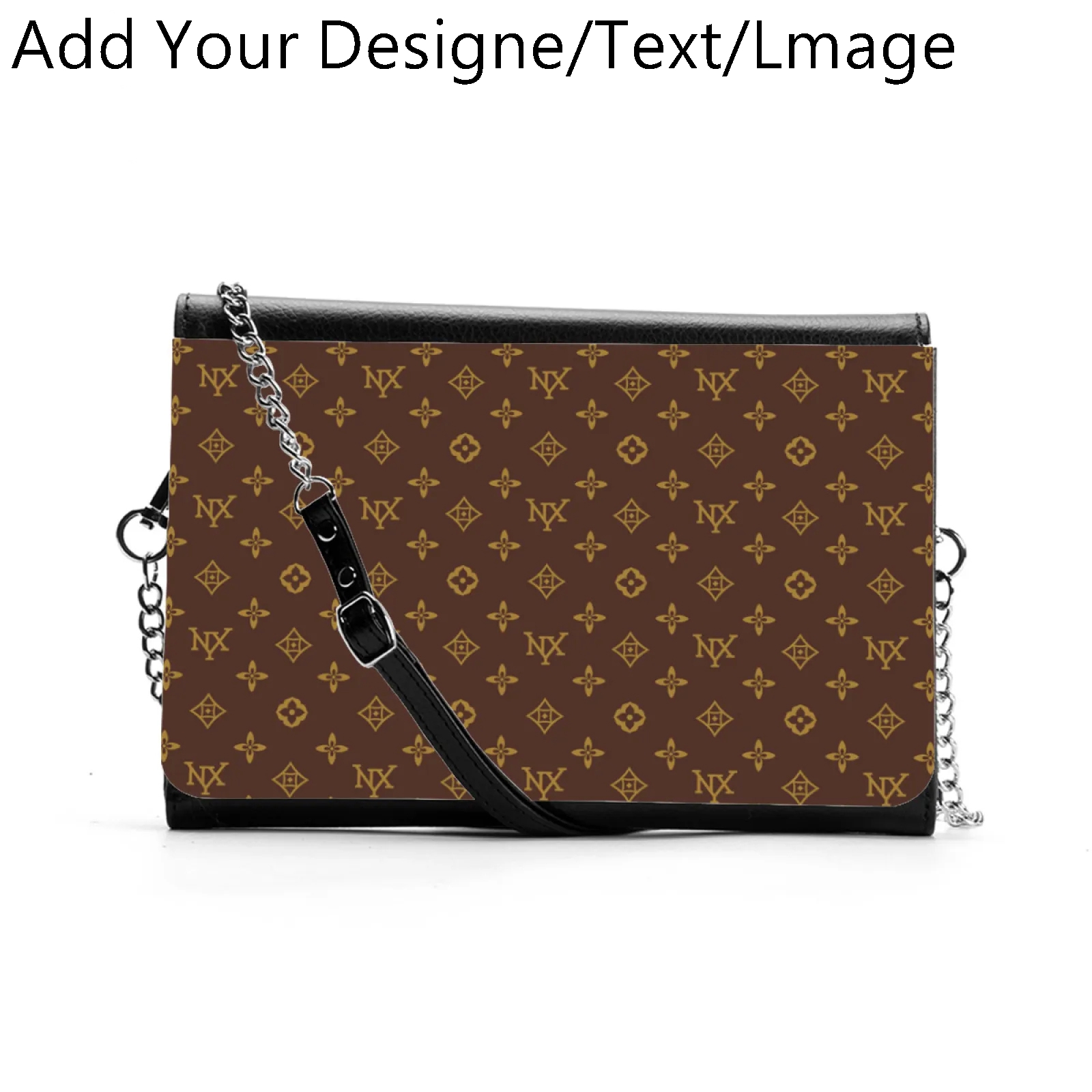 Custom NXY High quality shoulder bag designer bag women chain luxury bag handbags womens Fashion classic multifunction brown flower handbag with dust 