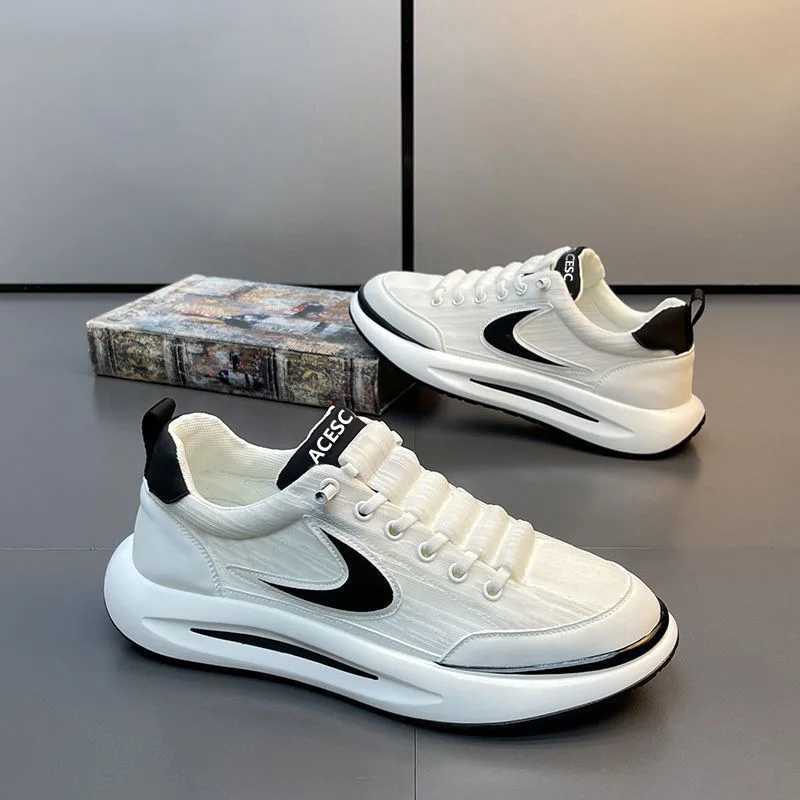 Mens Sports Shoes Mesh Breathable Running Shoes Mens Outdoor Platform Casual Sports Shoes Designer Tenis Masculino Z250403