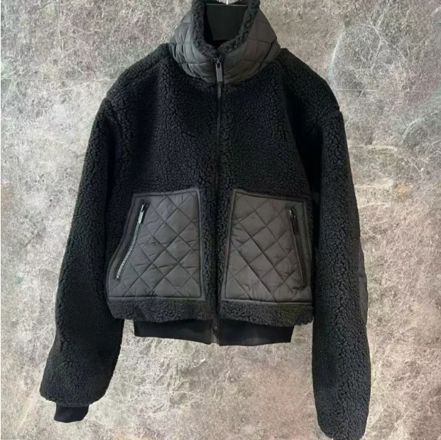 Women's Designer Jackets Yoga Coat Sports Jacket Lamb Plush Warm Stand-up Collar Winter Blazer Casual Long Sleeve Sweater Full Zip Cardigan Sweat - view 9