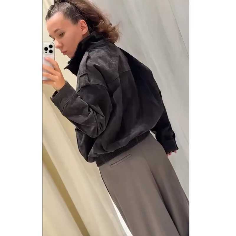 New Womens Jackets Autumn 2025 Fashion Loose Elegant Womens Street Warm Coats Jackets Autumn Chic Youth Travel Outerwear J251103