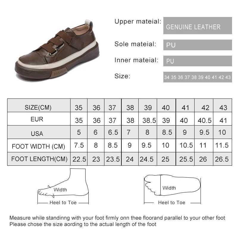 AIYUQI Womens Sports Shoes Spring Shoes 2024 New Leather Casual Womens Shoes Large 42 43 Fashion Flat Girls Student Shoes Z250403