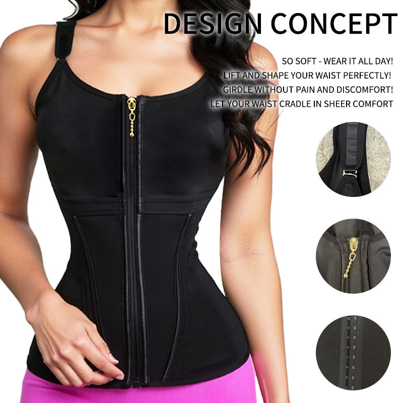 Waist Trimmer Corset Shapewear for Women Breathable and Comfortable Body Sculpting & Slimming Tummy Control Waist Girdle with 15 Steelbone Body Shaper