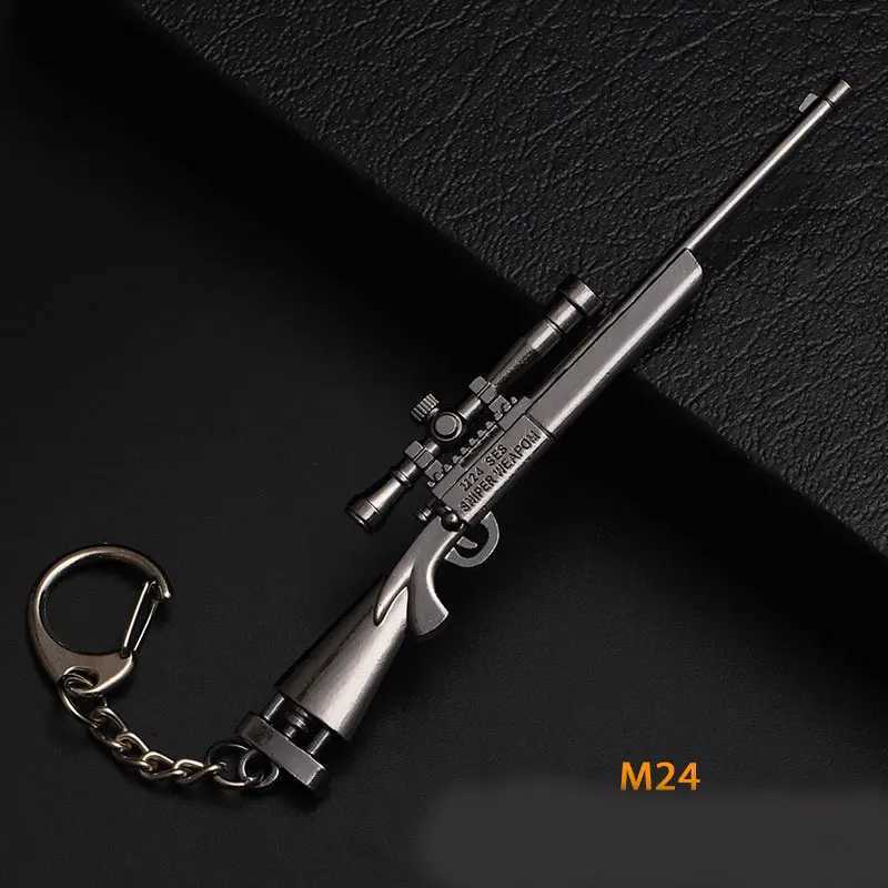 Keychain M24 AWM M4A1 AKM Keyring Pubg Jewelry AccessoriesW251103