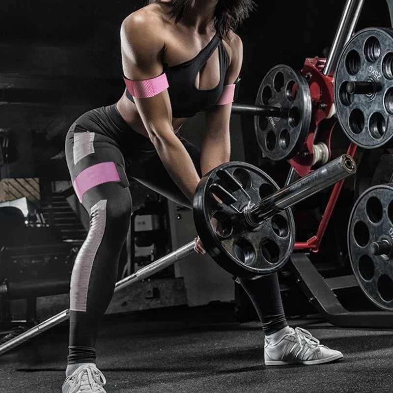 BFR Booty Bands blood flow restriction Bands anti hip squatting gluten Hip Building Kaatsu with gym fitness equipment Y250403