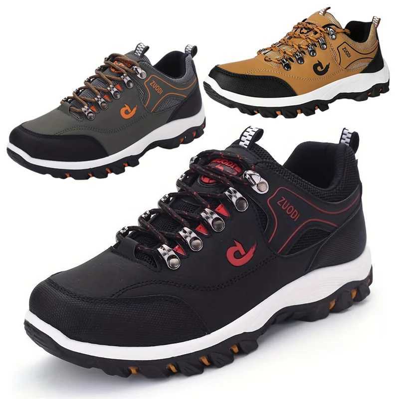New mens casual sports shoes with fashionable thick sole lightweight and breathable outdoor mens climbing shoes and sports shoes Z250403