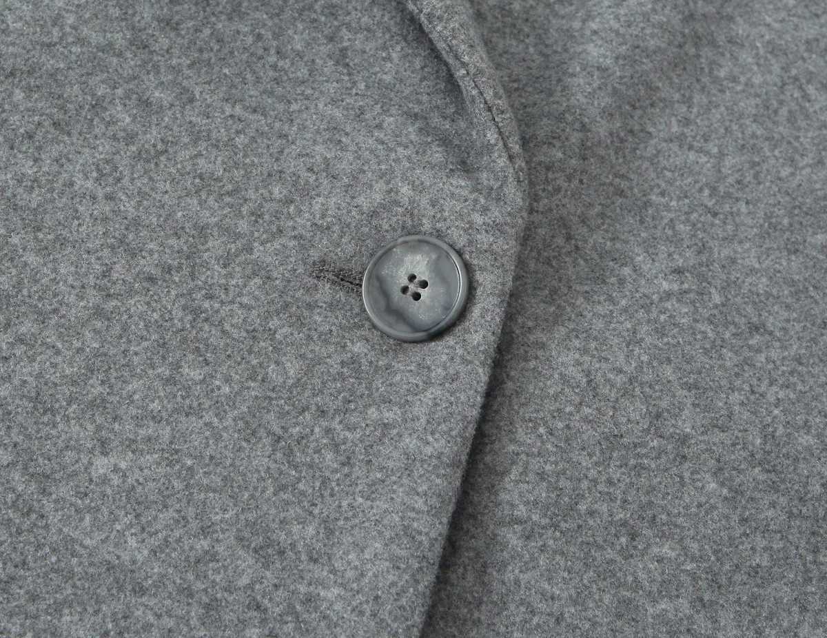 2025 autumn new womens clothing casual fashion simple commuting loose versatile soft double breasted long sleeved coat jacket J251103