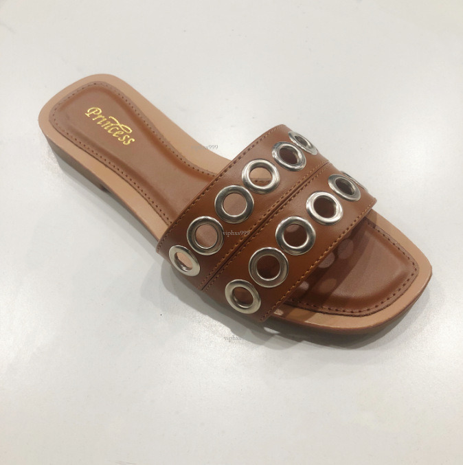 New Designer Sandals With Free Shipping Slippers 2025 Craftsmanship Women's Summer Hollow Flat Bottom Cool Drag One Word Fashionable And Comforta