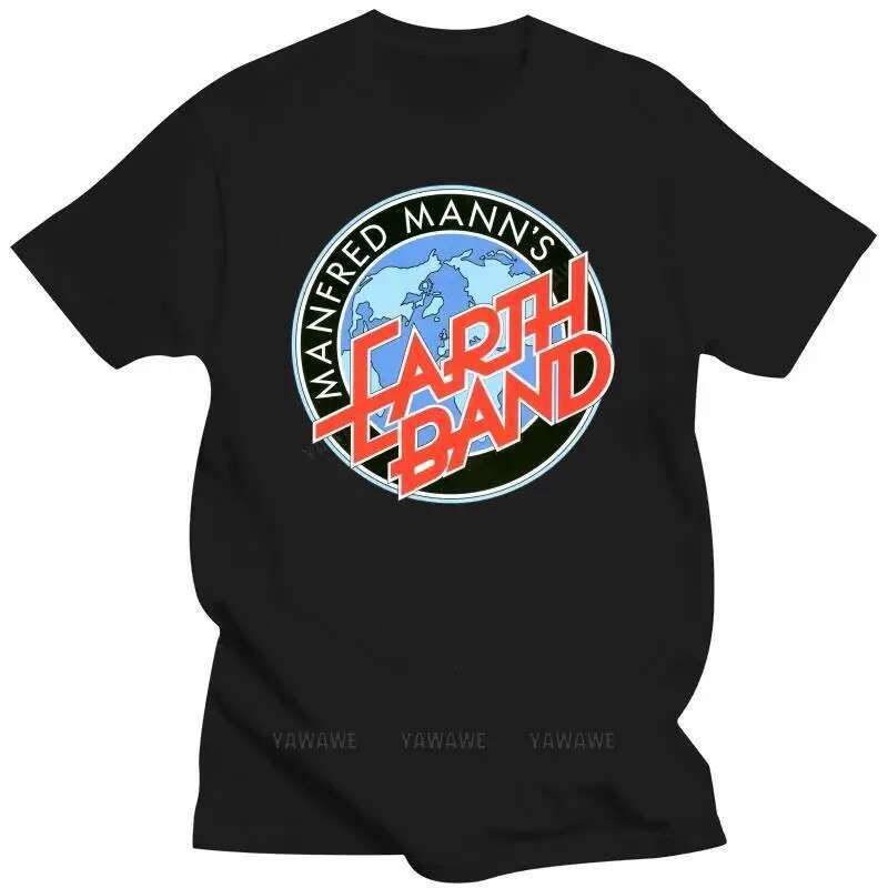 Manfred Manns Earth Band Gift Idea Shirt Men Tee for Women Classic Retro Customize TShirt male short sleeve casual tops